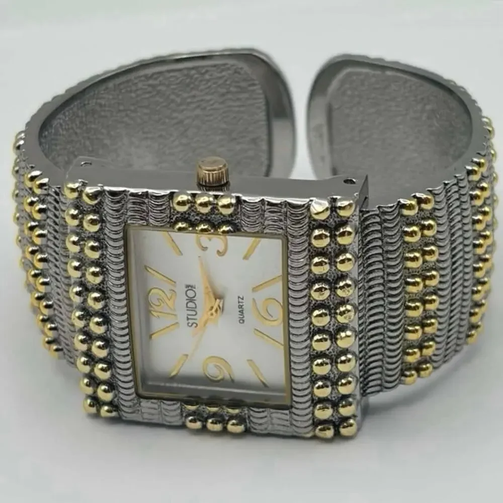 Silver & Gold Studio Time Watch